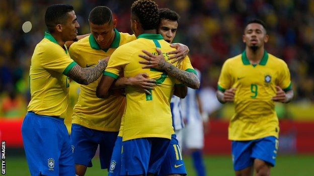 Brazil celebrate