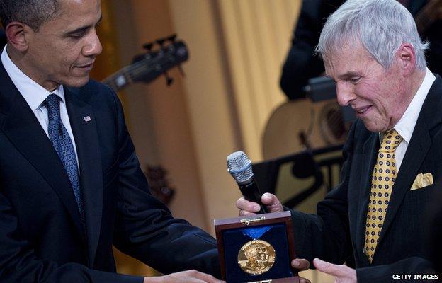 President Obama and Burt Bacharach