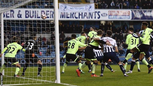 Steve Morison scores