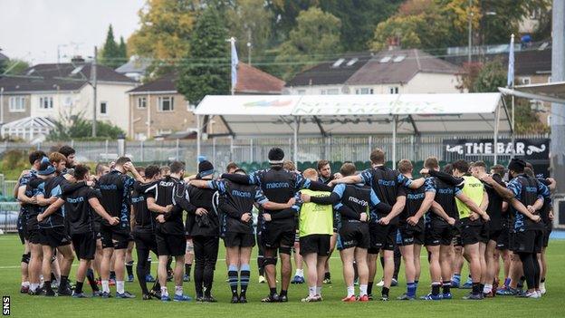 Glasgow Warriors will be without three players because of coronavirus issues for Saturday's trip to Swansea