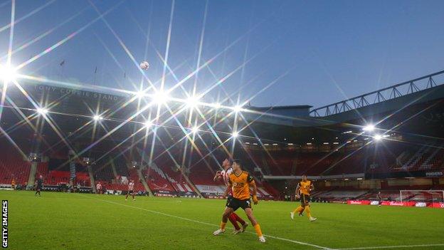 Sheffield United play against Wolves