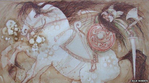 Painting by Julie Roberts