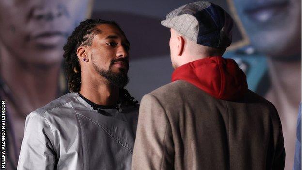 Demetrius Andrade faces off with Jason Quigley