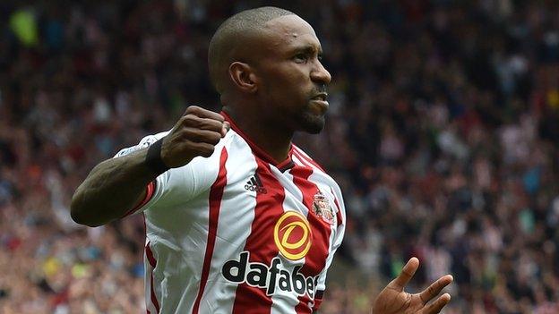 Sunderland striker Jermain Defoe