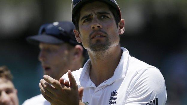 England captain Alastair Cook