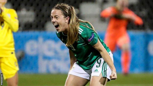 Simone Magill played a key role in Northern Ireland historic qualification for Euro 2022