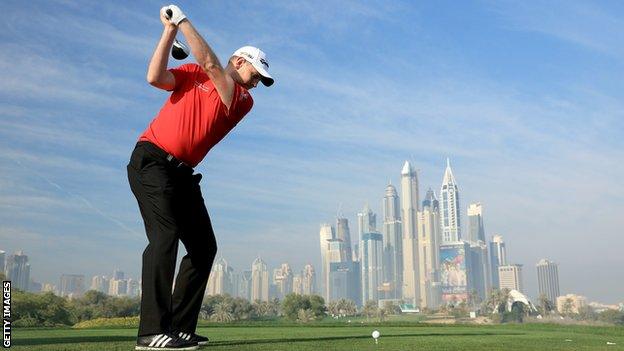 Stephen Gallacher in Dubai