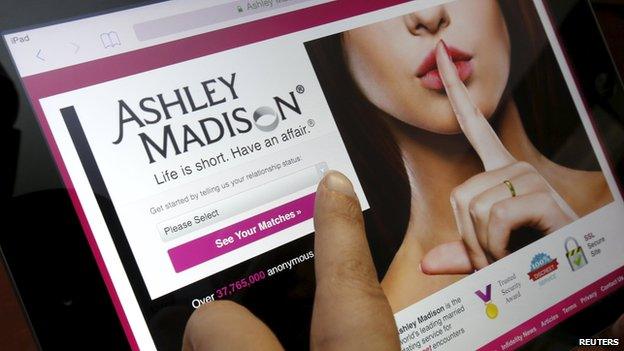 Ashley Madison screenshot