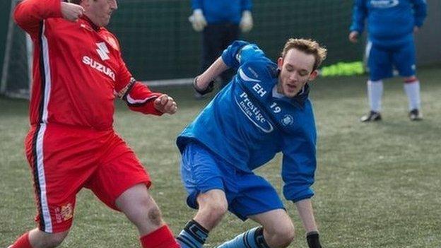 Elliott Holdham of AFC Dunstable