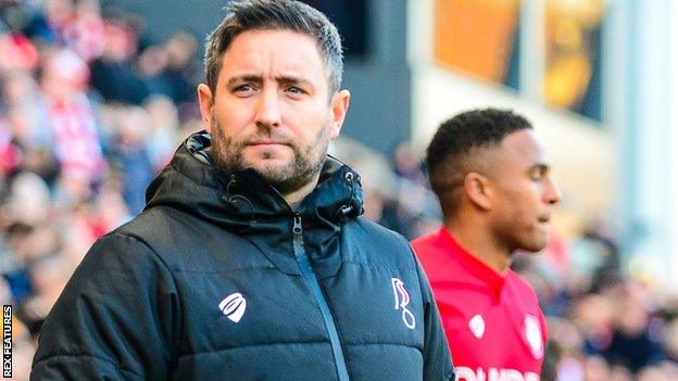 Bristol City boss Lee Johnson