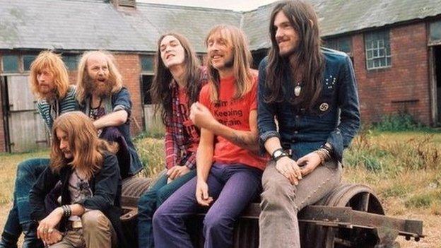 Lemmy (r) with Hawkwind