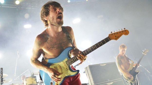 Biffy Clyro frontman Simon Neil