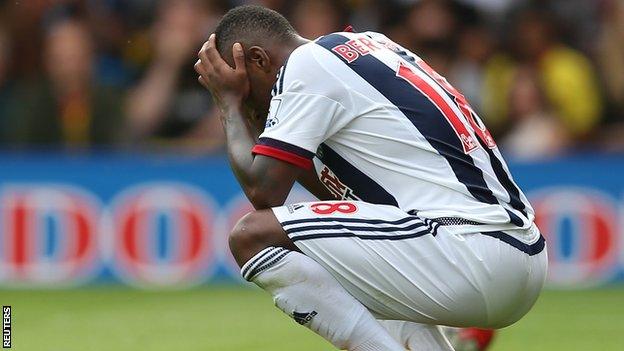 West Brom striker Saido Berahino