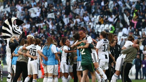 Juventus celebrate