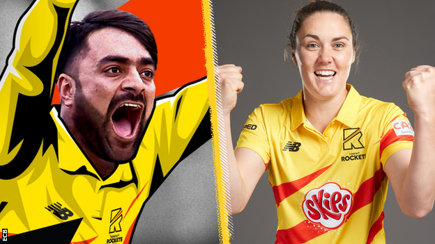 Rashid Khan and Nat Sciver