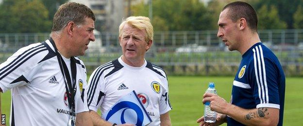 Mark McGhee, Gordon Strachan and Scott Brown