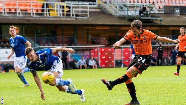 Lawrence Shankland's only appearance this season came in the opening-day draw with St Johnstone