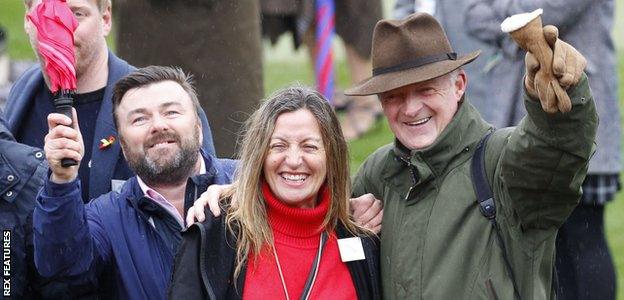 Klassical Dream owner Joanne Coleman with trainer Willie Mullins