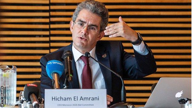 Hicham El Amrani head of Morocco's bid to host the 2026 World Cup