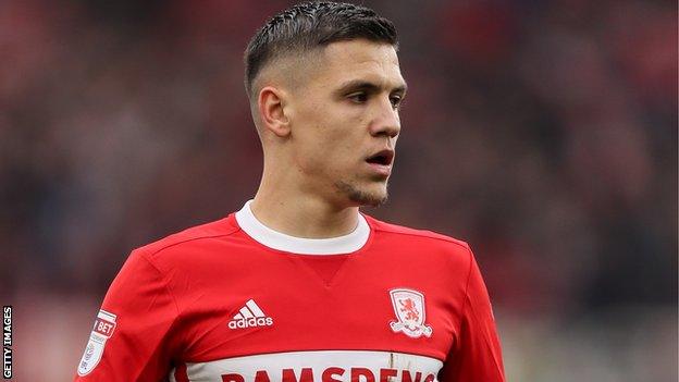 Muhamed Besic in action for Middlesbrough