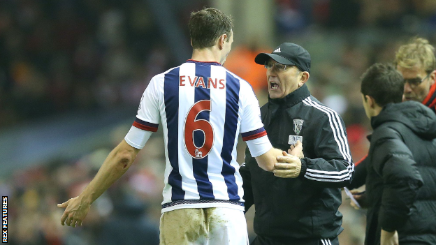 Jonny Evans Tony Pulis