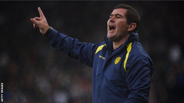 Burton Albion manager Nigel Clough