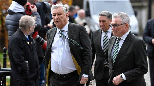 Former Celtic chief executive Peter Lawwell