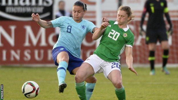 Caragh Hamilton has won over 30 Northern Ireland caps