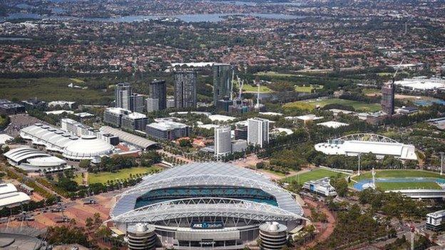 Stadium Australia in Sydney