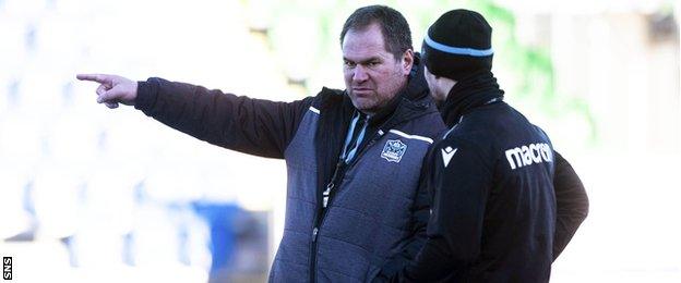 Glasgow Warriors coach Dave Rennie