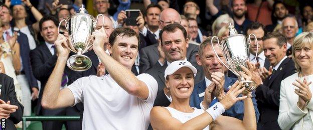 Jamie Murray and Martina Hingis