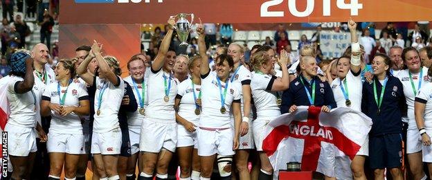 England win the 2014 Rugby World Cup