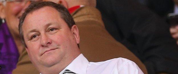 Newcastle United owner Mike Ashley