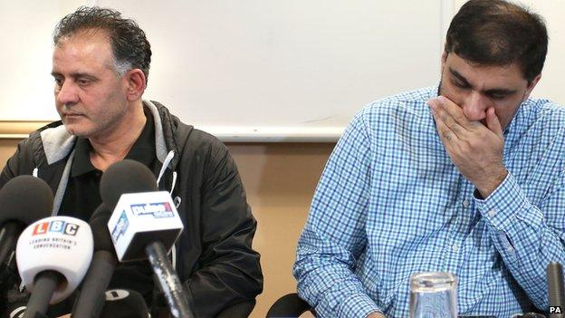 Akhtar Iqbal (left) and Mohammed Shoaib