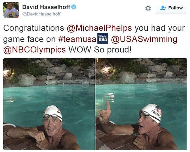 Actor David Hasselhoff