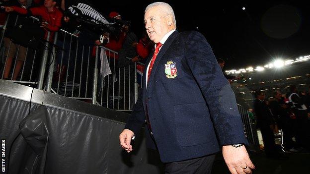 Warren Gatland during the British and Irish Lions Tour 2017