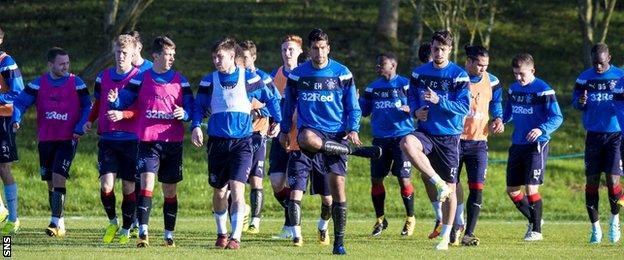 Rangers training