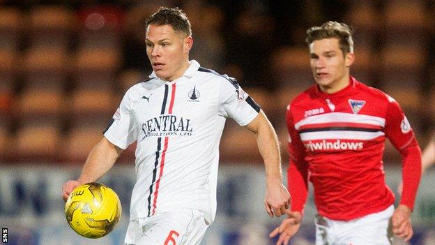 John Rankin playing for Falkirk