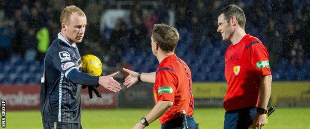 Liam Boyce is taking the match ball home