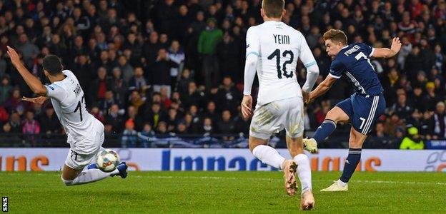 James Forrest's first goal