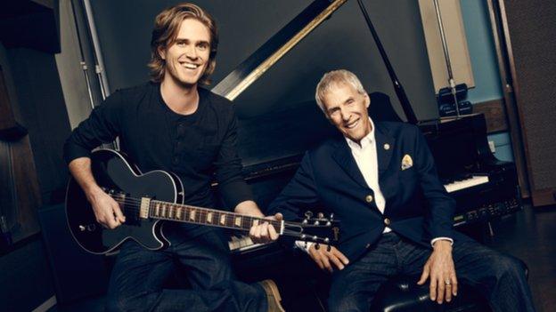 Kyle Riabko and Burt Bacharach