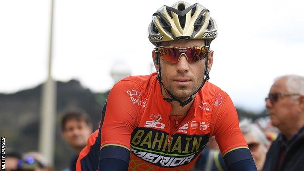 Bahrain Merida rider Vincenzo Nibali