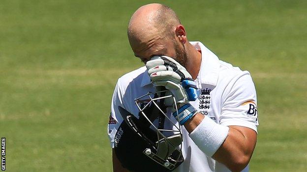 Matt Prior during 2013-14 Ashes tour