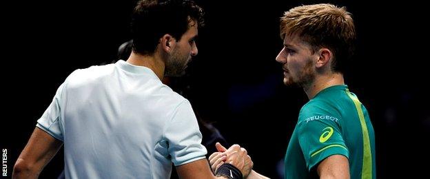 Grigor Dimitrov and David Goffin