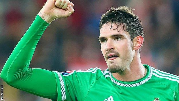 Northern Ireland striker Kyle Lafferty