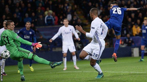 Mahrez scores for Leicester