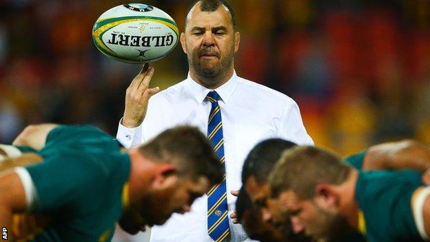 Australia coach Michael Cheika