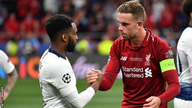 Danny Rose and Jordan Henderson