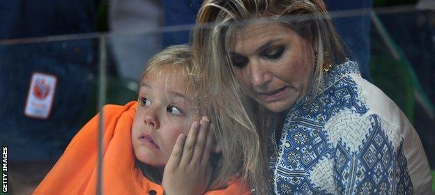 Princess Ariane (left) and Queen Maxima of the Netherlands