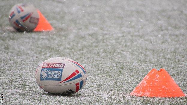 Super League players were allowed to resume training earlier this month ahead of the start of the new season in March